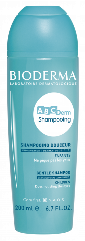 BIODERMA product photo, ABCDerm Shampooing 200ml baby skin care, shampoo