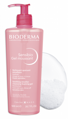 صورة منتج   Sensibio Gel moussant 500ml ,BIODERMA
غسول الجل الرغوي للبشرة الحساسة