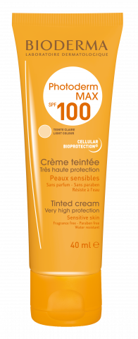 BIODERMA product photo, Photoderm MAX Creme SPF 100 40ml, sun cream for sensitive skin